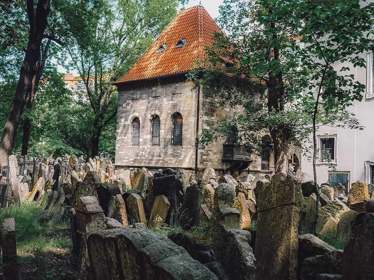 Old Jewish Cemetery in Prague