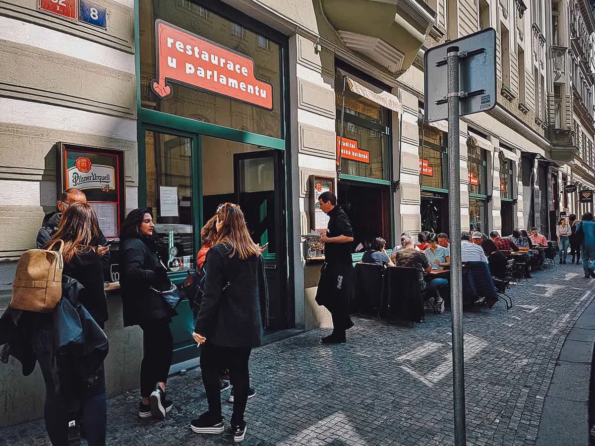 Prague Food Guide: 9 Must-Try Restaurants U Parlamentu in Prague, Czech Republic