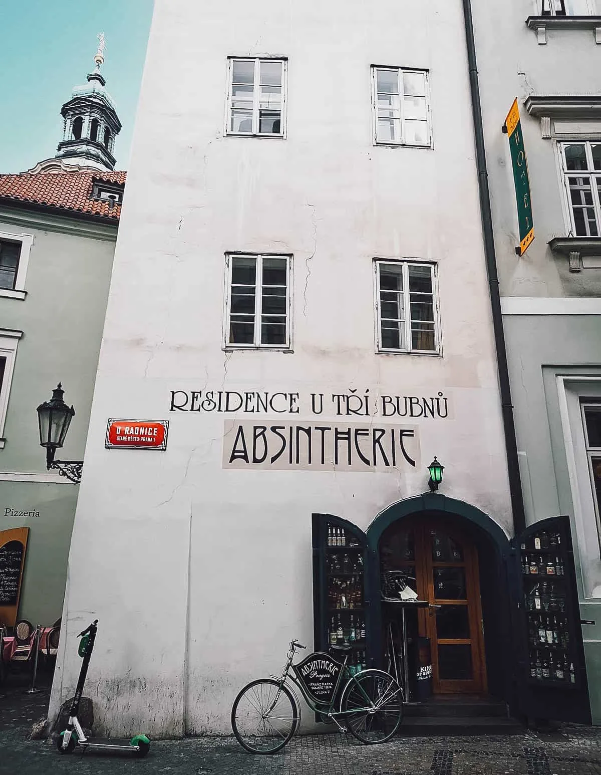 Absintherie bar in the Old Town in Prague