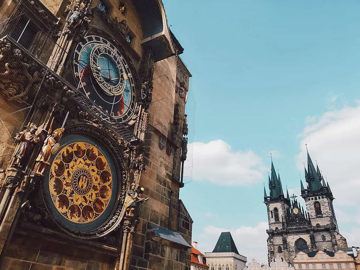 Astronomical clock in Prague, Czechia