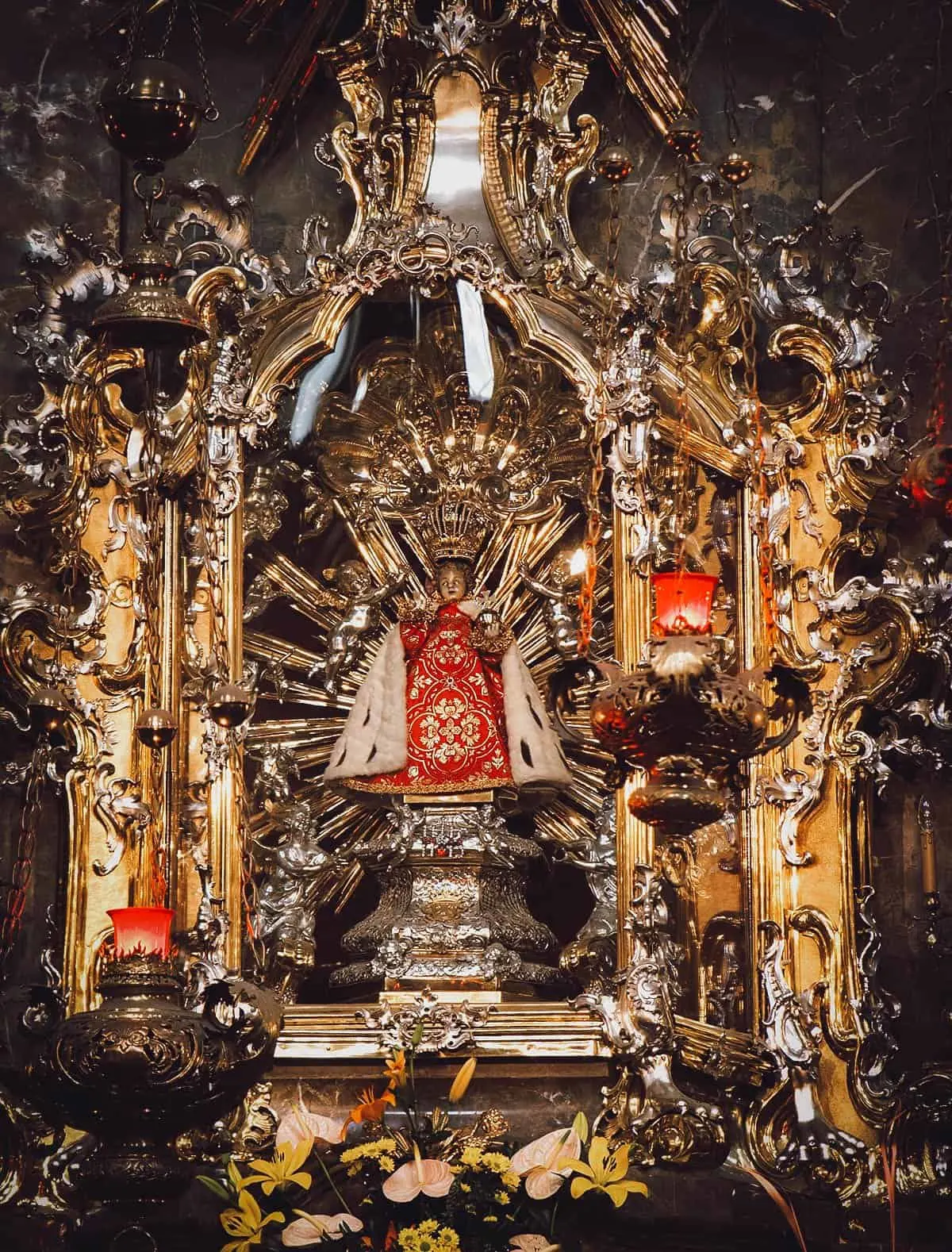 Infant Jesus of Prague statue in Prague, Czechia