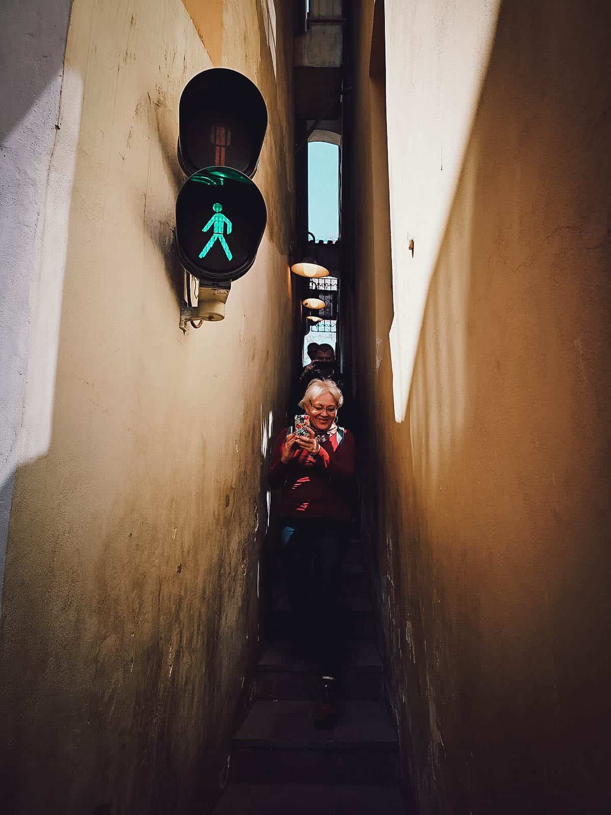 The Narrowest Street in Prague