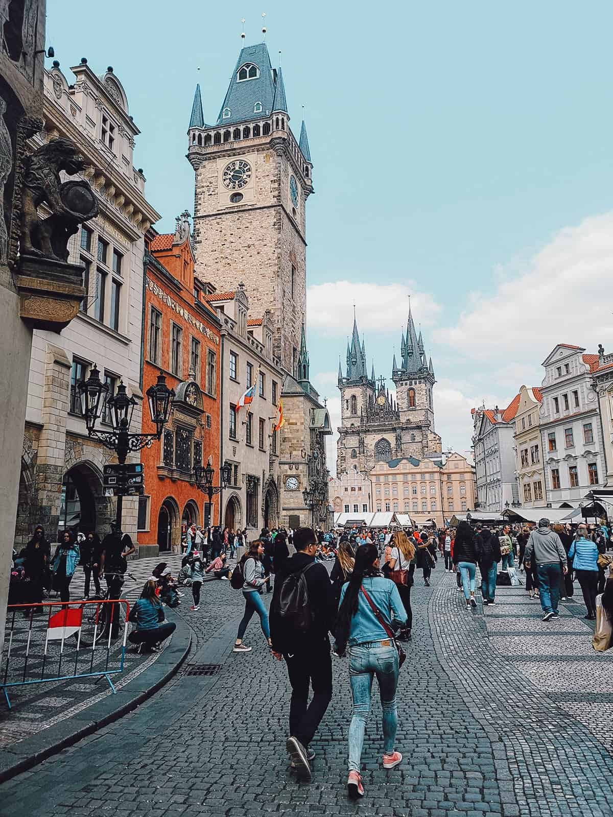 Old Town Square in Prague, Czechia