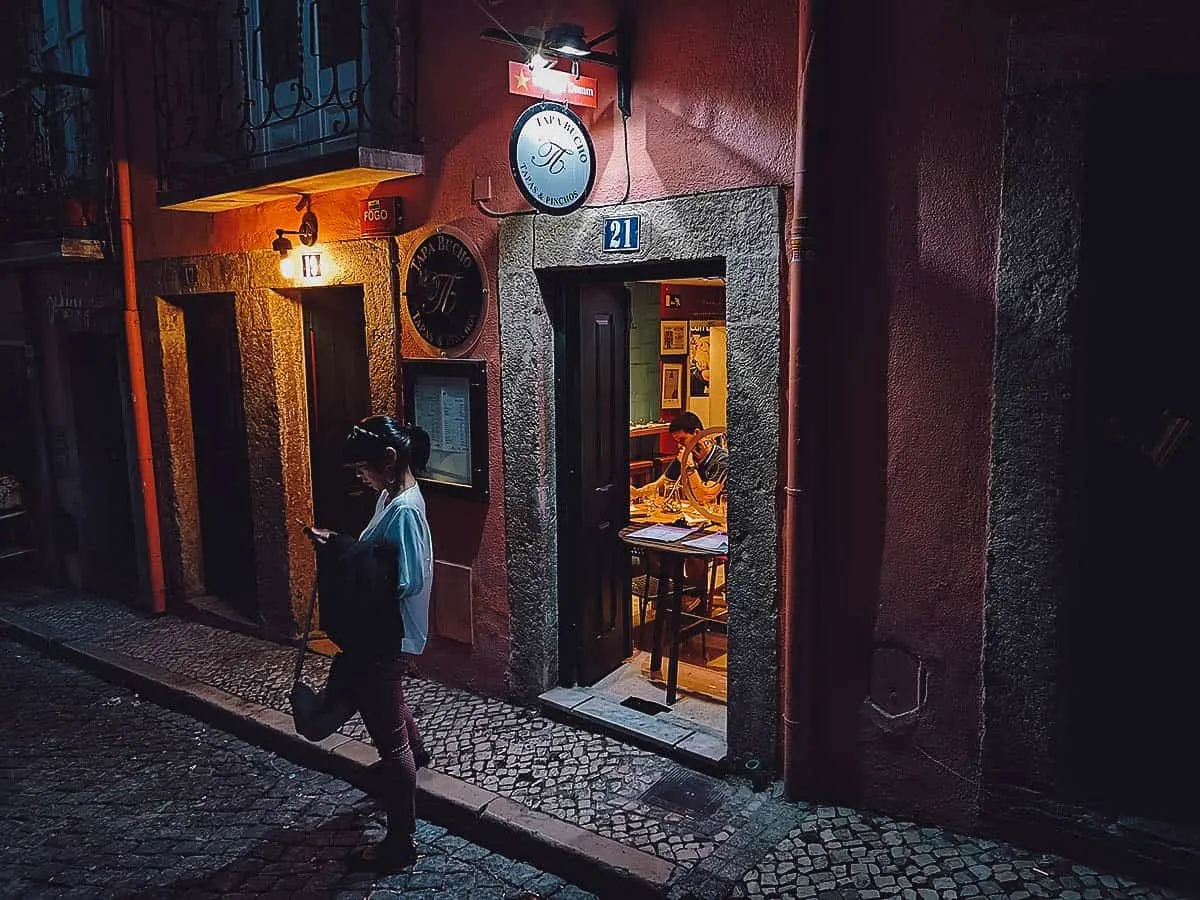 Tapa Bucho in Lisbon, Portugal