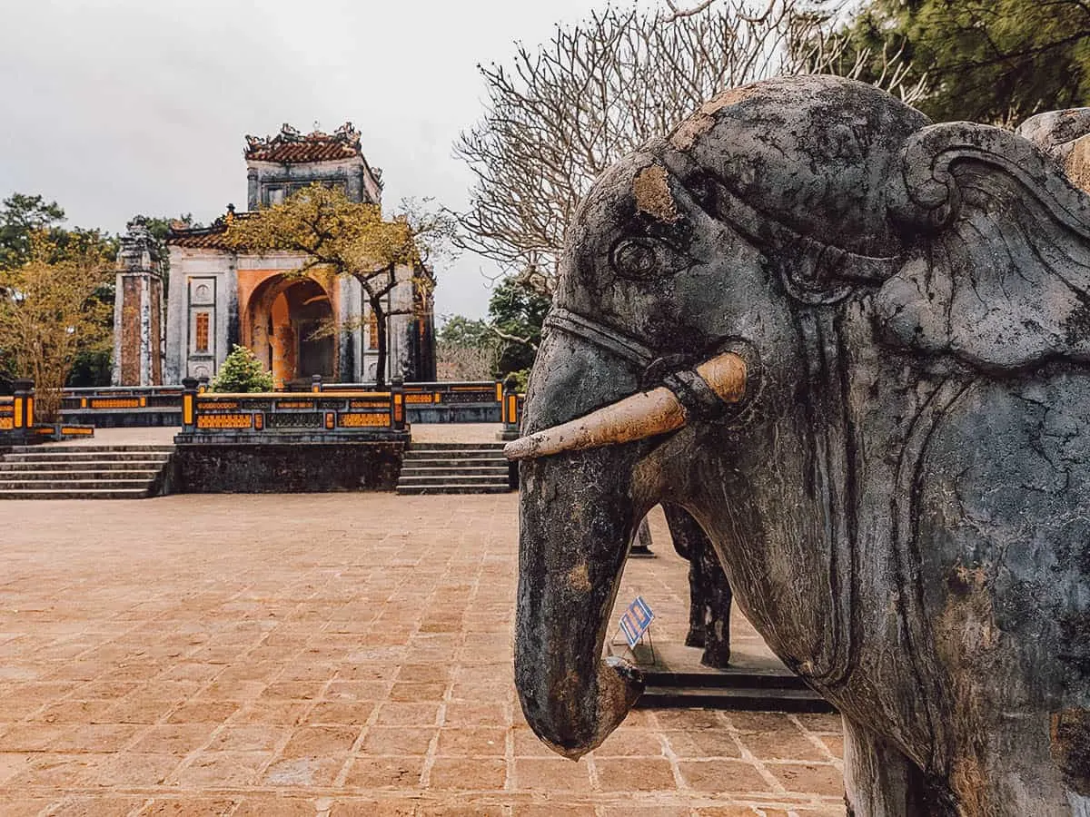 Tomb of Tu Duc in Hue, Vietnam