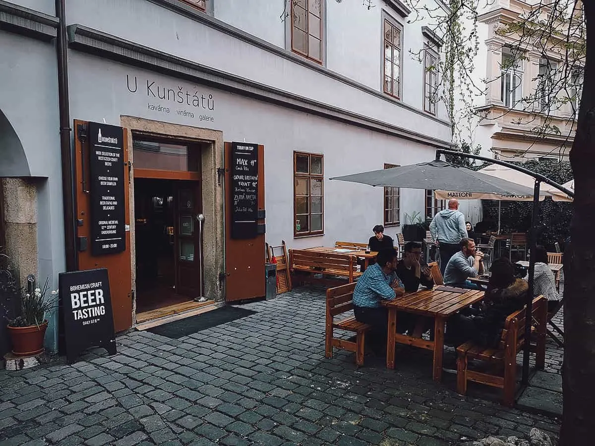 Prague Food Guide: 9 Must-Try Restaurants U Kunstatu in Prague, Czech Republic