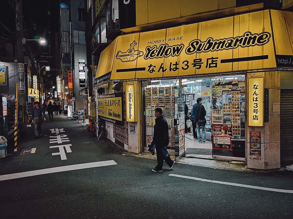 Hobby shop in Den Den Town, Osaka