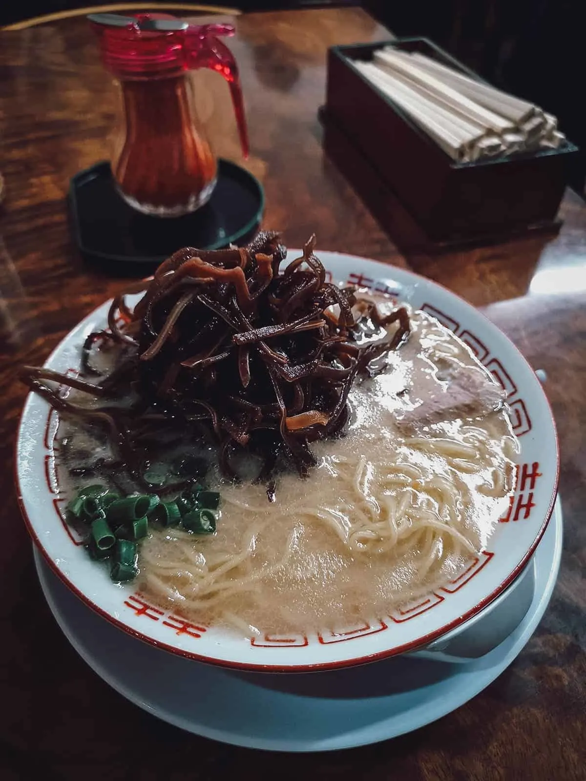 Bowl of ramen in Fukuoka