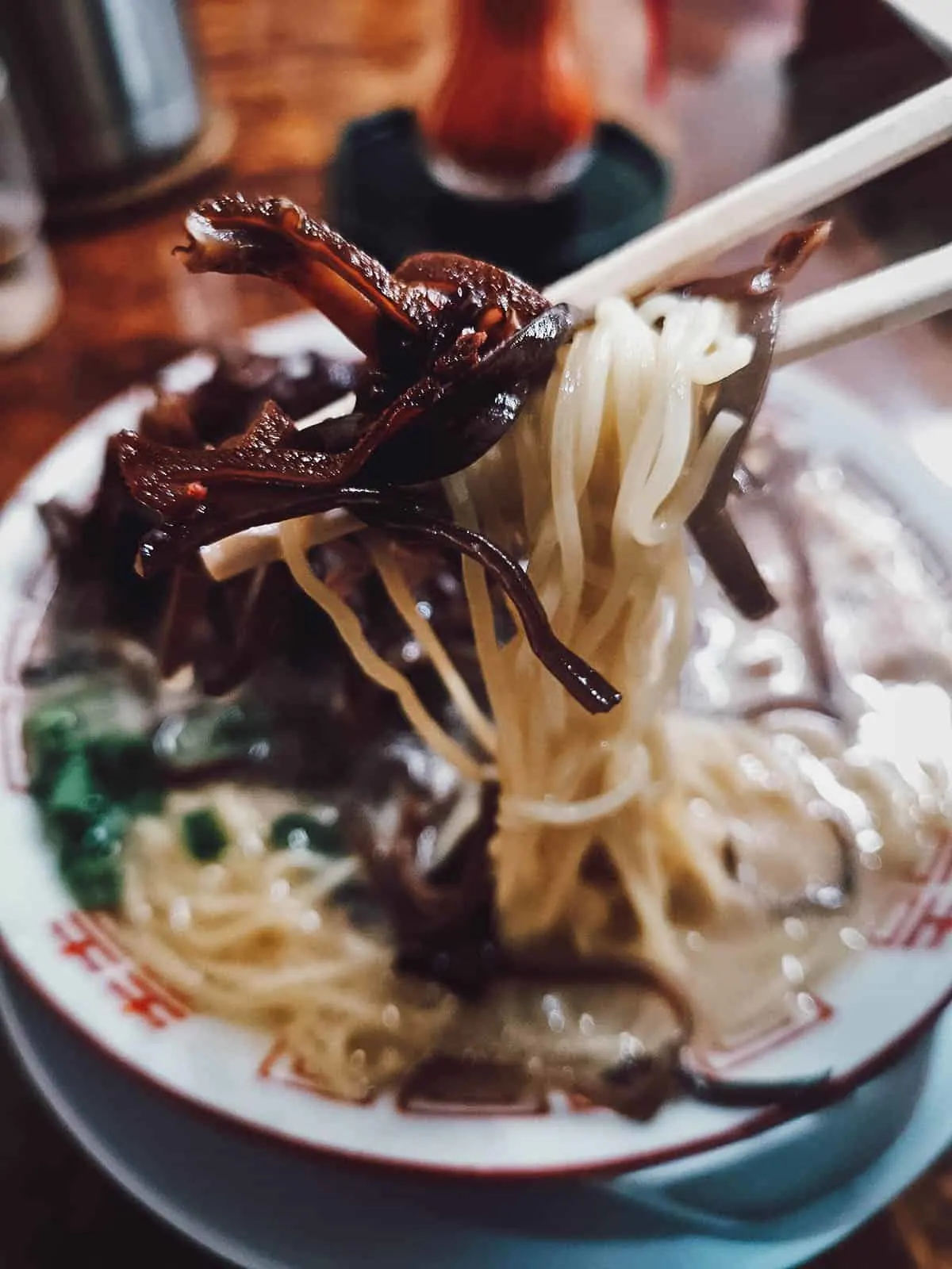 Bowl of ramen in Fukuoka