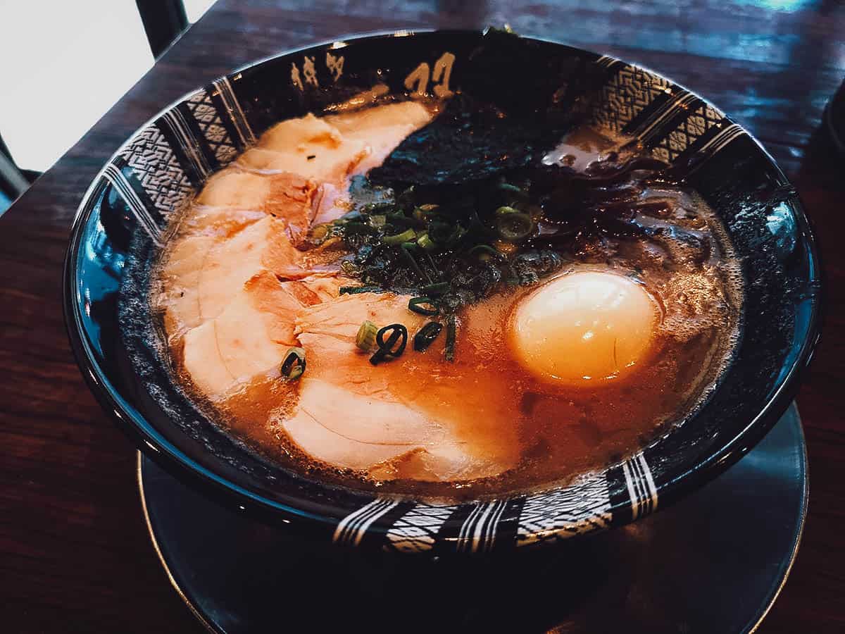 Bowl of ramen in Fukuoka