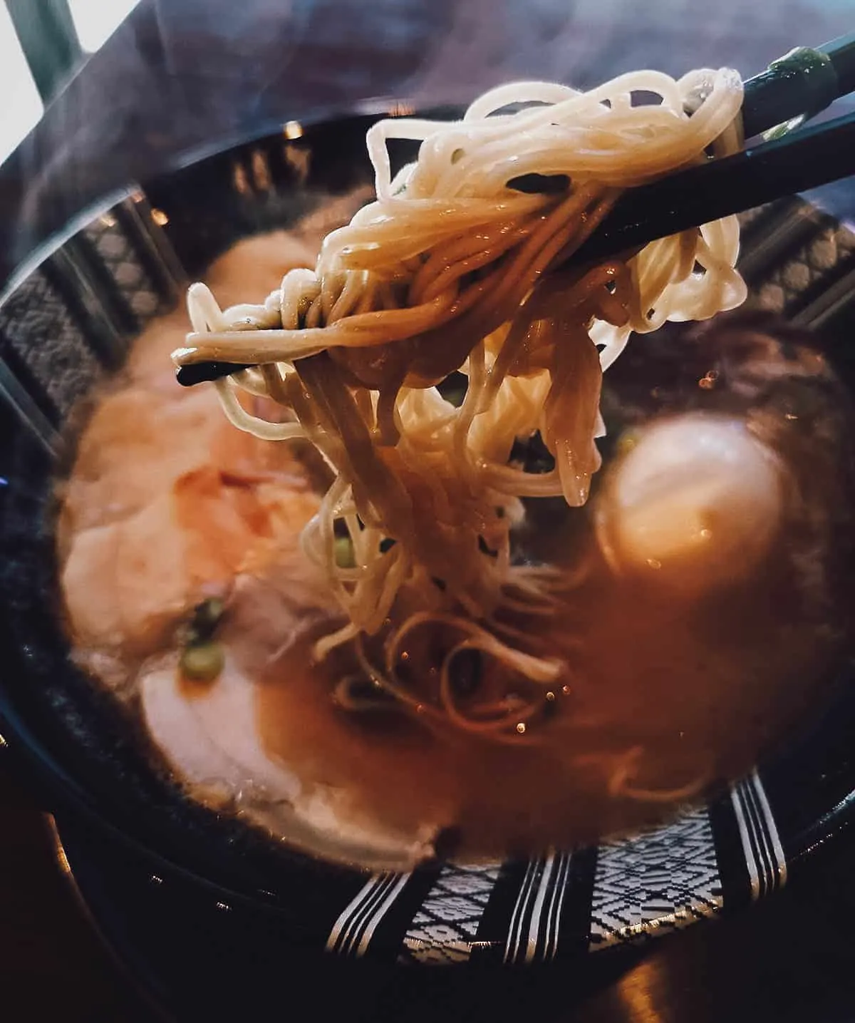 Bowl of ramen in Fukuoka