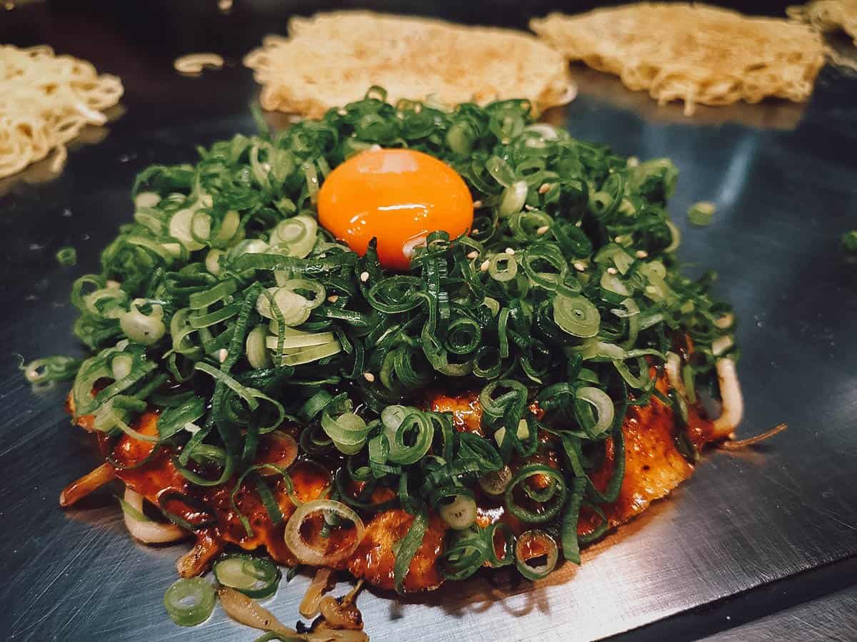 Okonomiyaki at Nagata-ya