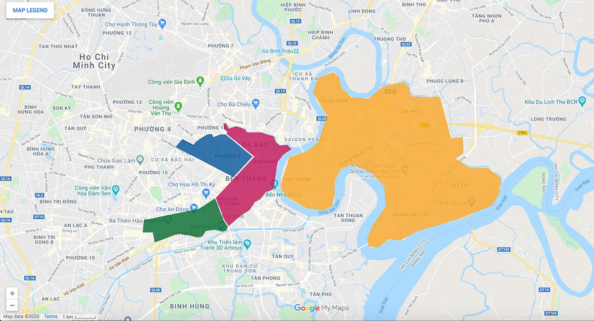 Area map