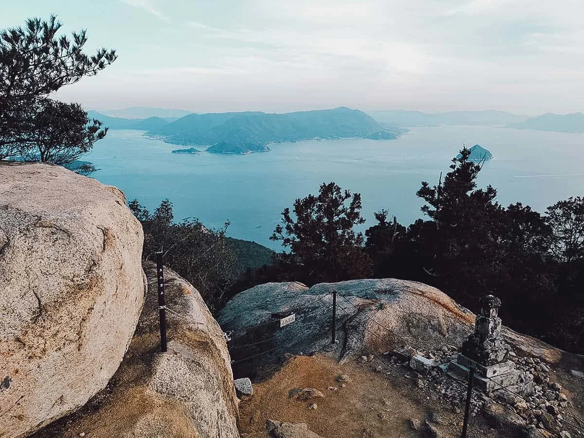 View from the top of Mt. Misen