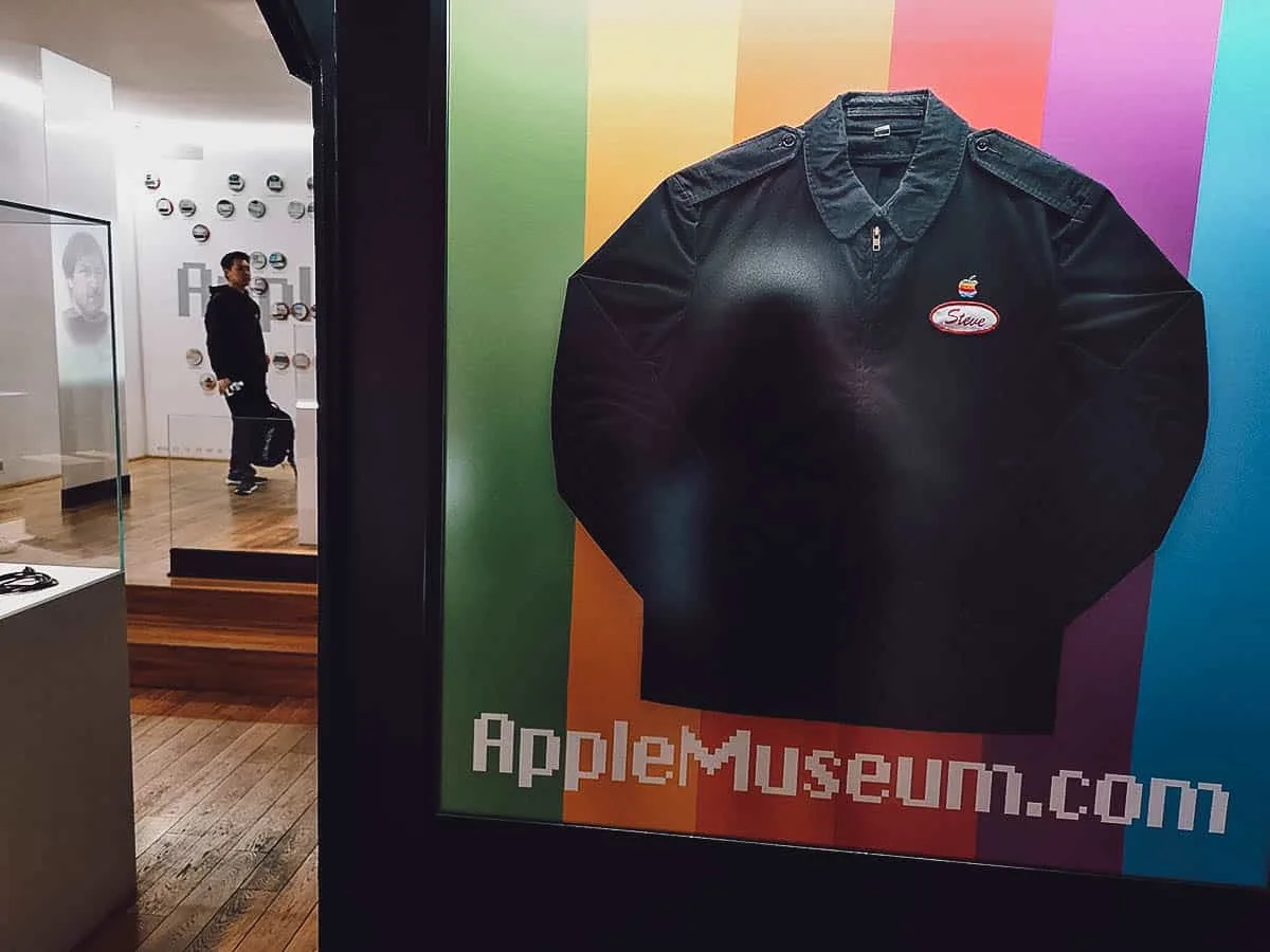 Inside the Apple Museum in Prague, Czechia