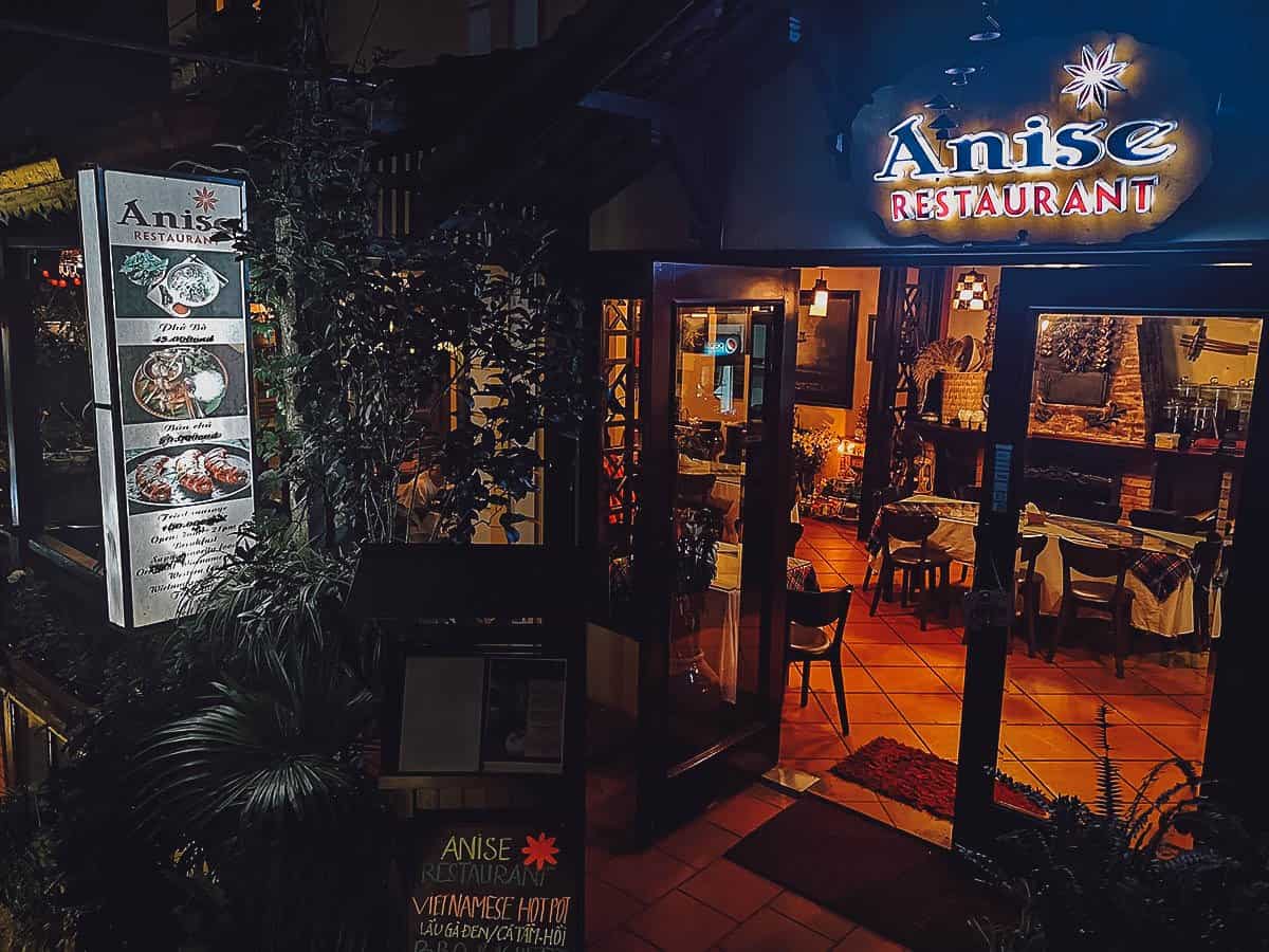 Anise Restaurant exterior