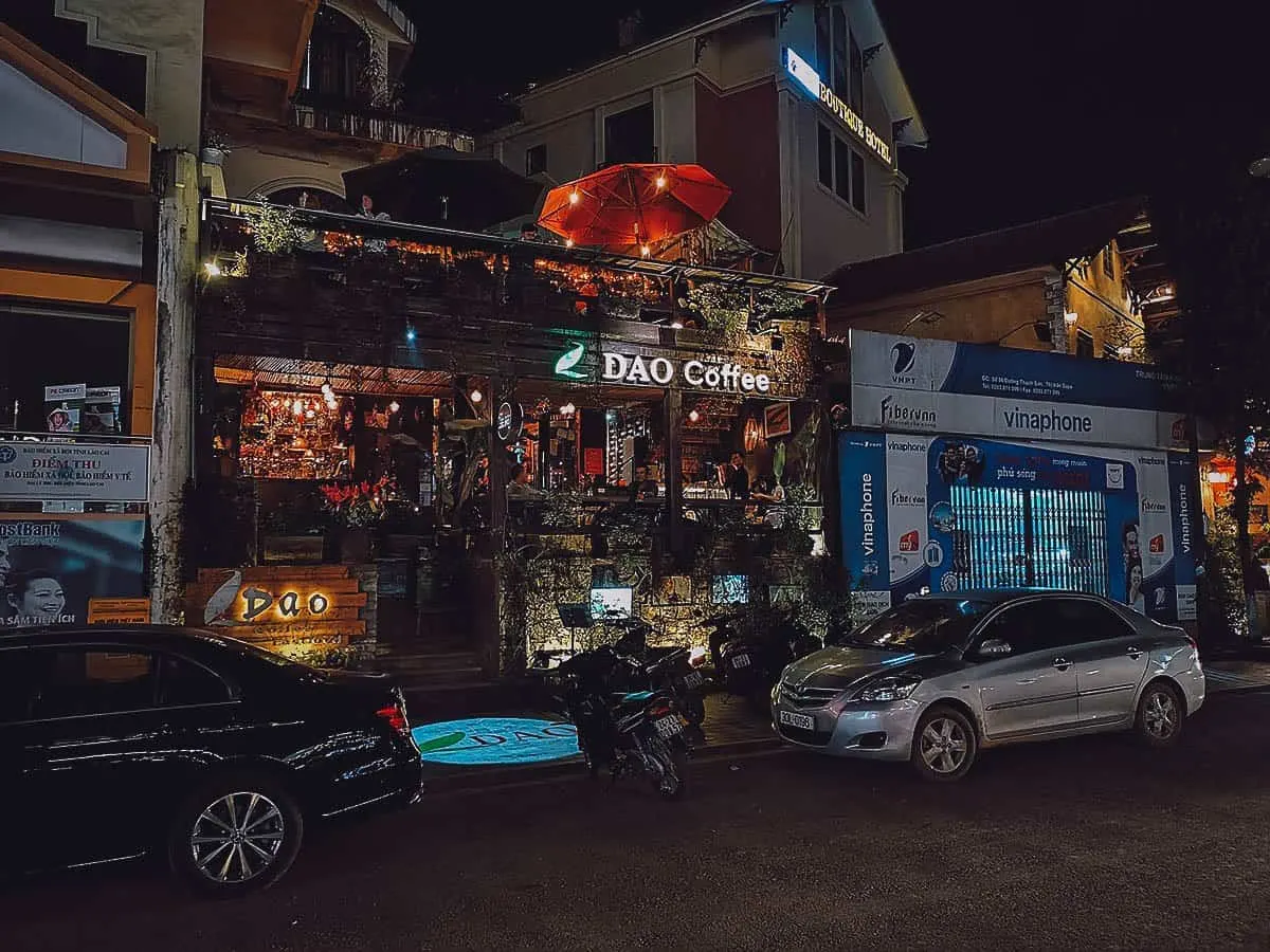 Dao Coffee in Sapa, Vietnam Dao Coffee exterior