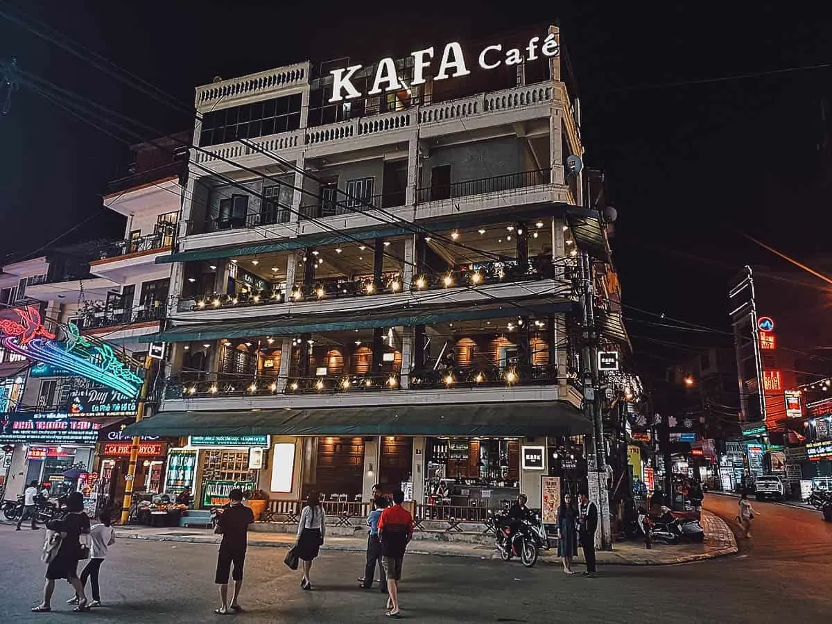 Kafa Cafe in Sapa, Vietnam Kafa Cafe exterior