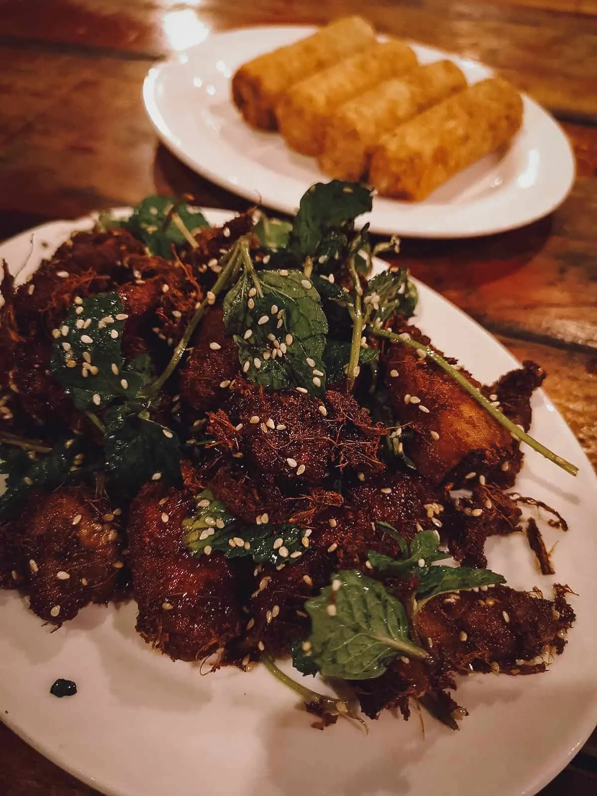 Grilled pork with lime leaves