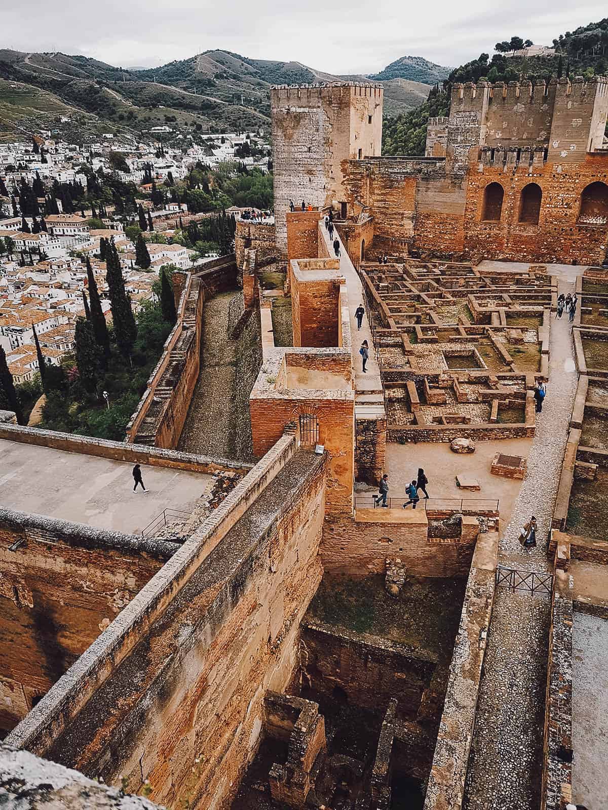 View from the Alhambra in Granada, Spain