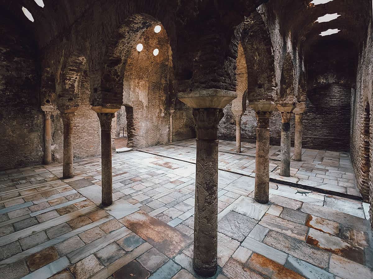 Inside the Banuelo in Granada, Spain