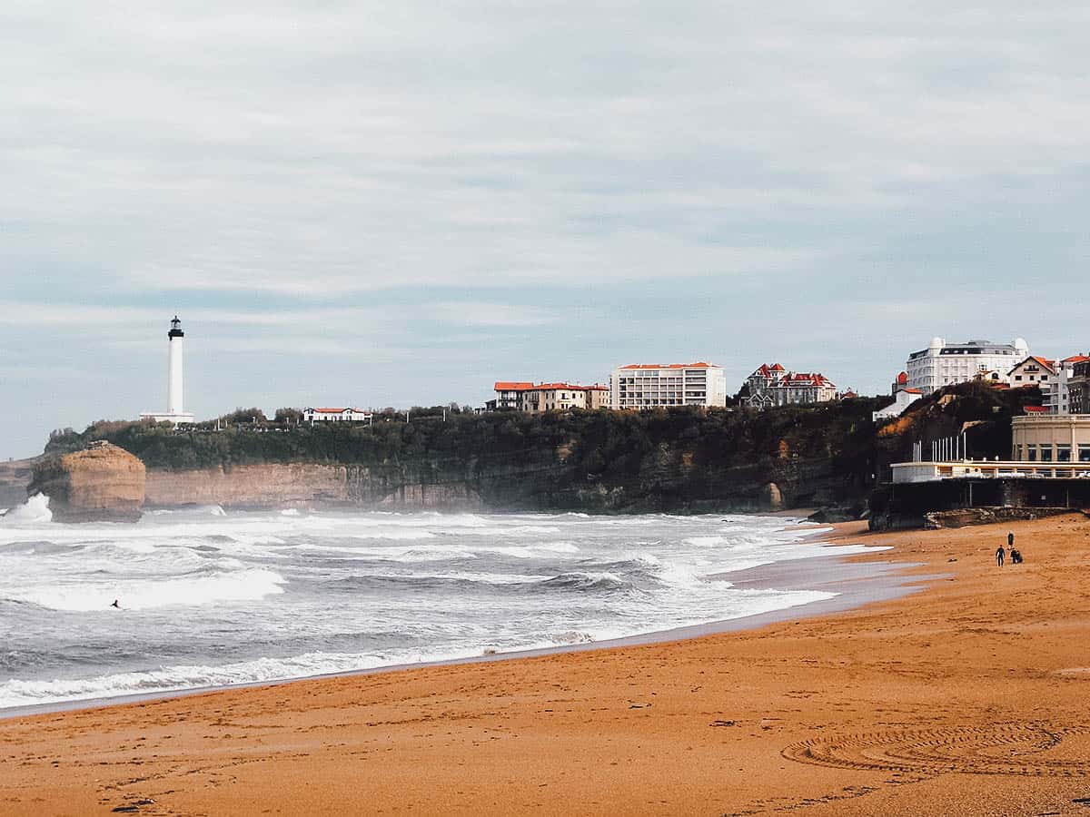 Beach in Biarritz