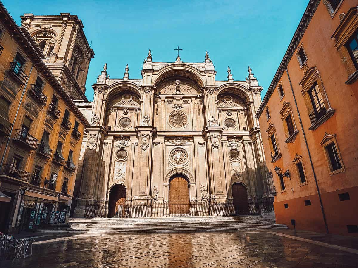 Front doors of Granada Cathedral