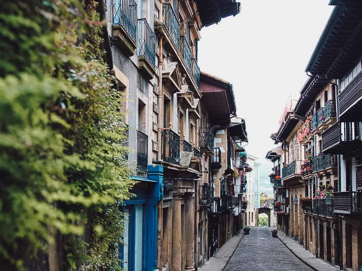 Street in Hondarribia