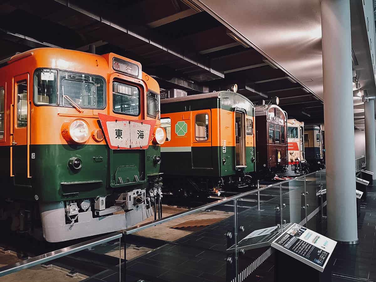 Train exhibit at SCMAGLEV and Railway Park