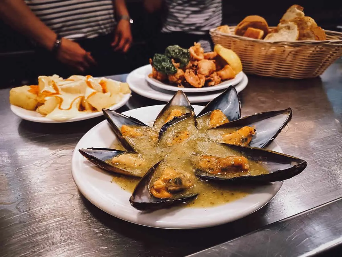 Spanish Food Guide: 45 Dishes to Eat in Spain Mejillones, one of the most popular seafood dishes in Spain