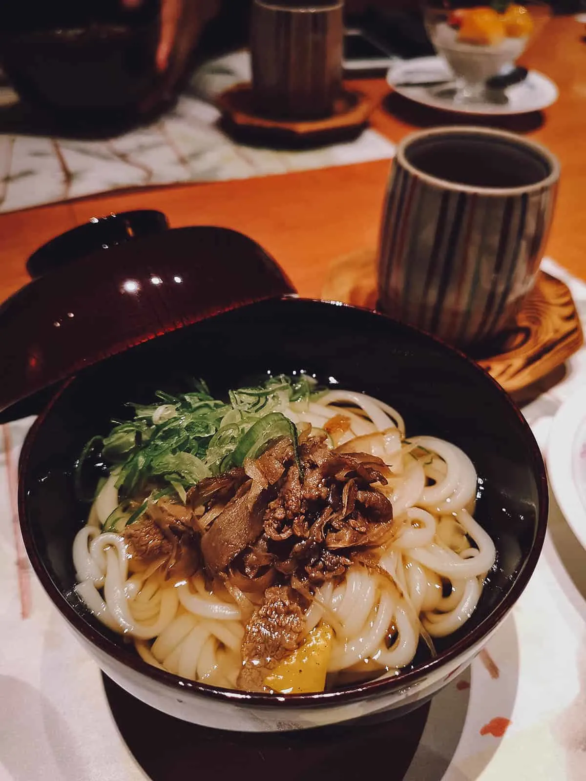 Dish from kaiseki course at a restaurant in Kanazawa