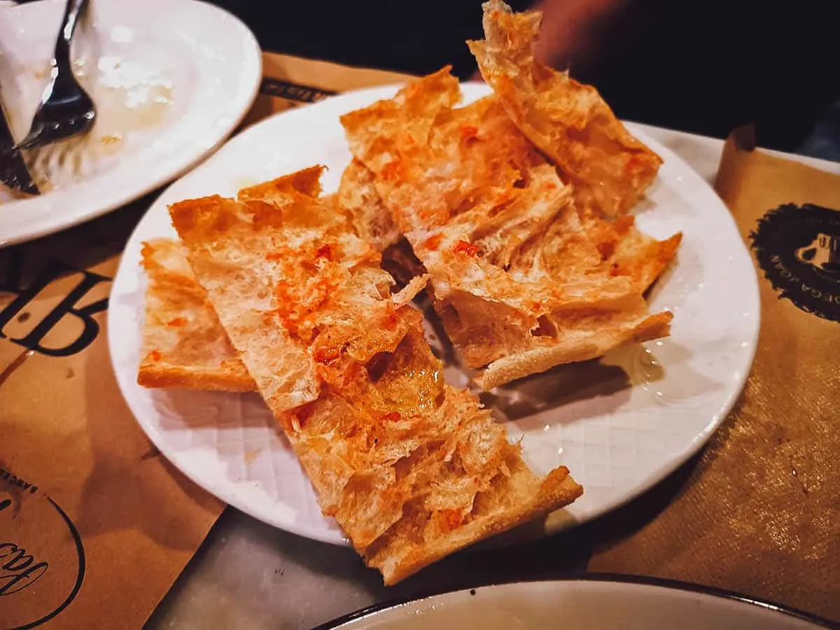 Pa amb tomaquet, a classic Spanish food staple in Catalonia