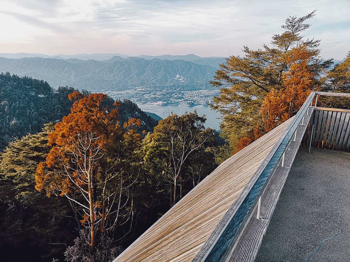 View from the summit of Mt. Misen