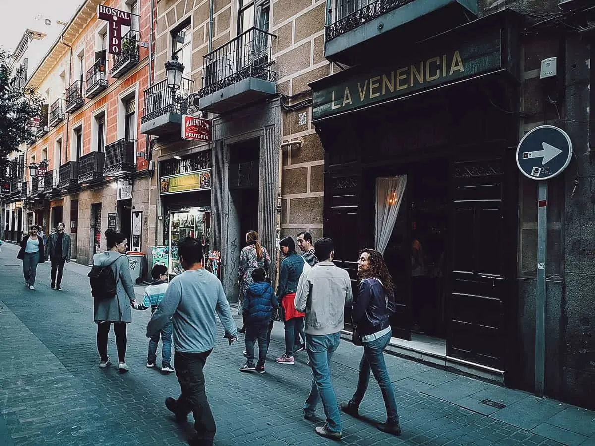 Madrid Food Guide: 14 Must-Try Restaurants, Bars, and Markets La Venencia exterior