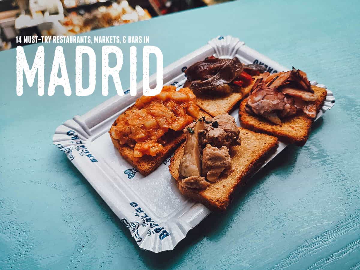 Madrid Travel Guide in Photos: Tapas at a mercado in Madrid, Spain