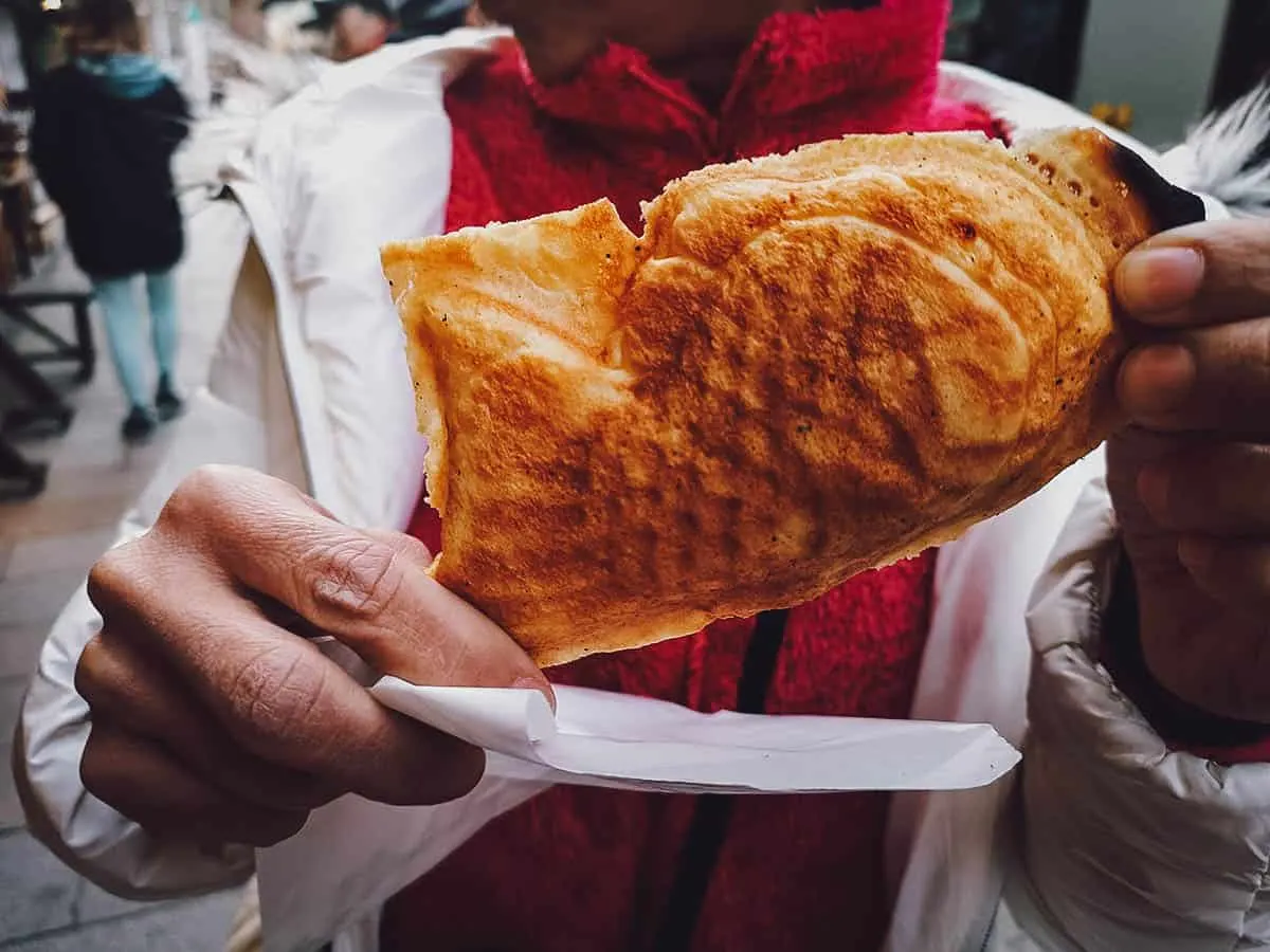 Japanese Street Food Taiyaki in Japan