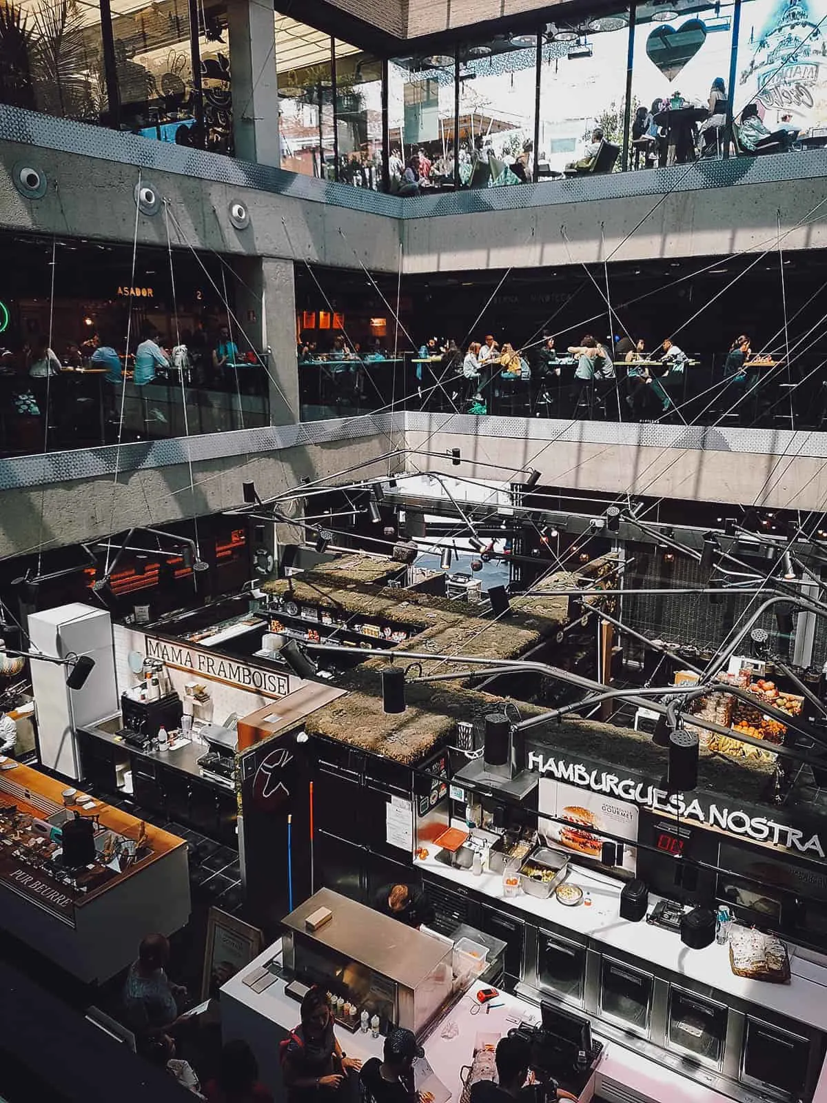 Inside Mercado de San Anton