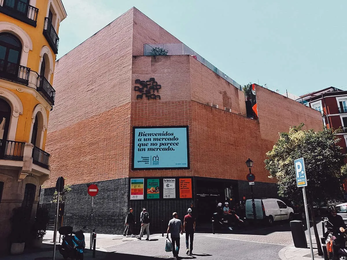 Madrid Food Guide: 14 Must-Try Restaurants, Bars, and Markets Mercado de San Anton exterior