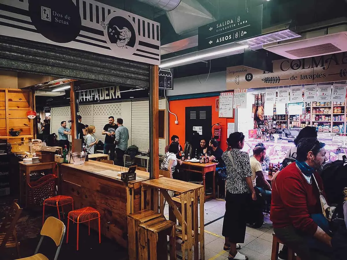 Madrid Food Guide: 14 Must-Try Restaurants, Bars, and Markets Shops inside Mercado de San Fernando