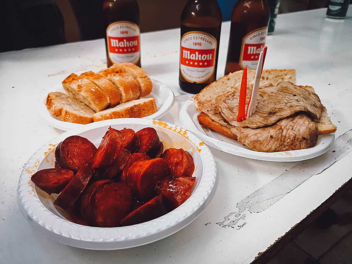Chorizo, uno dei piatti spagnoli più popolari in Spagna