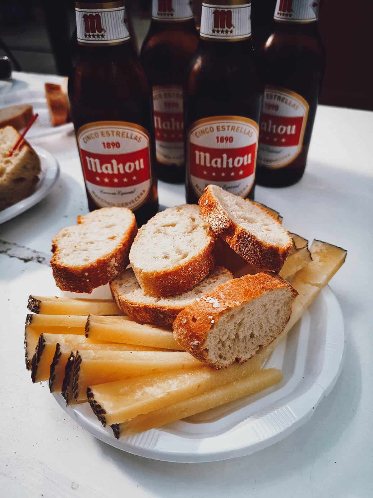 Cheese, bread, and beer