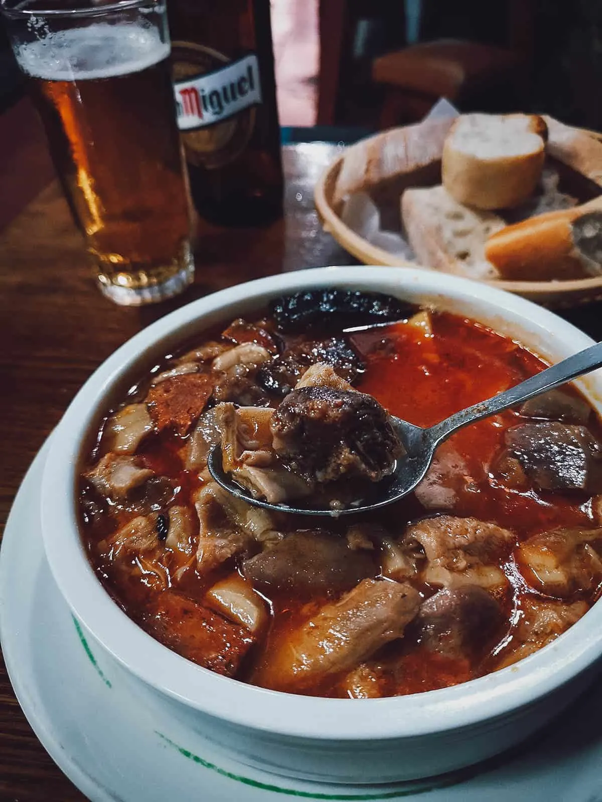 Callos, one of the most famous examples of traditional food in Spain