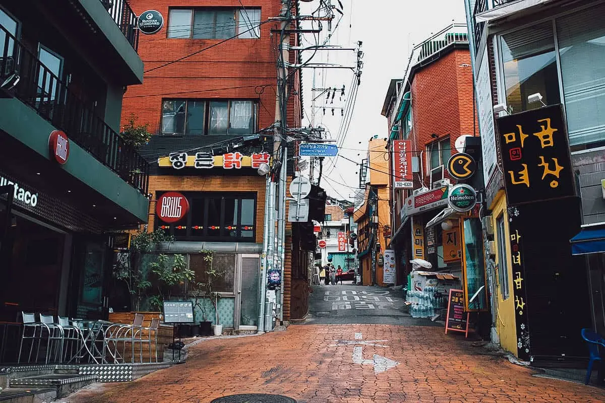 Itaewon in Seoul