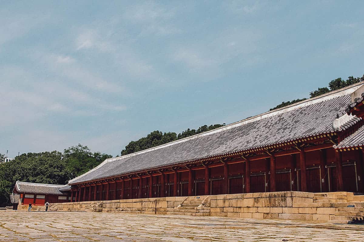 Jongmyo Shrine in Seoul, South Korea