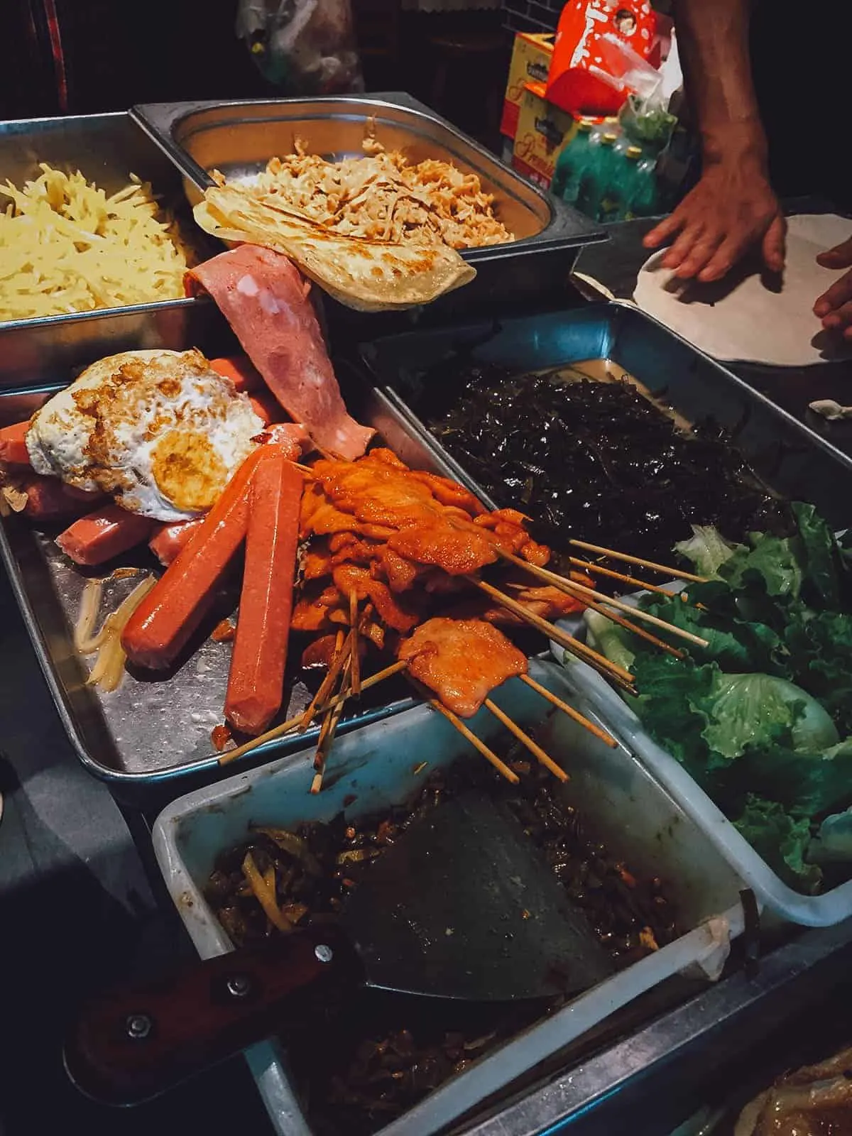 What to Eat in Shanghai Ingredients for dan bing