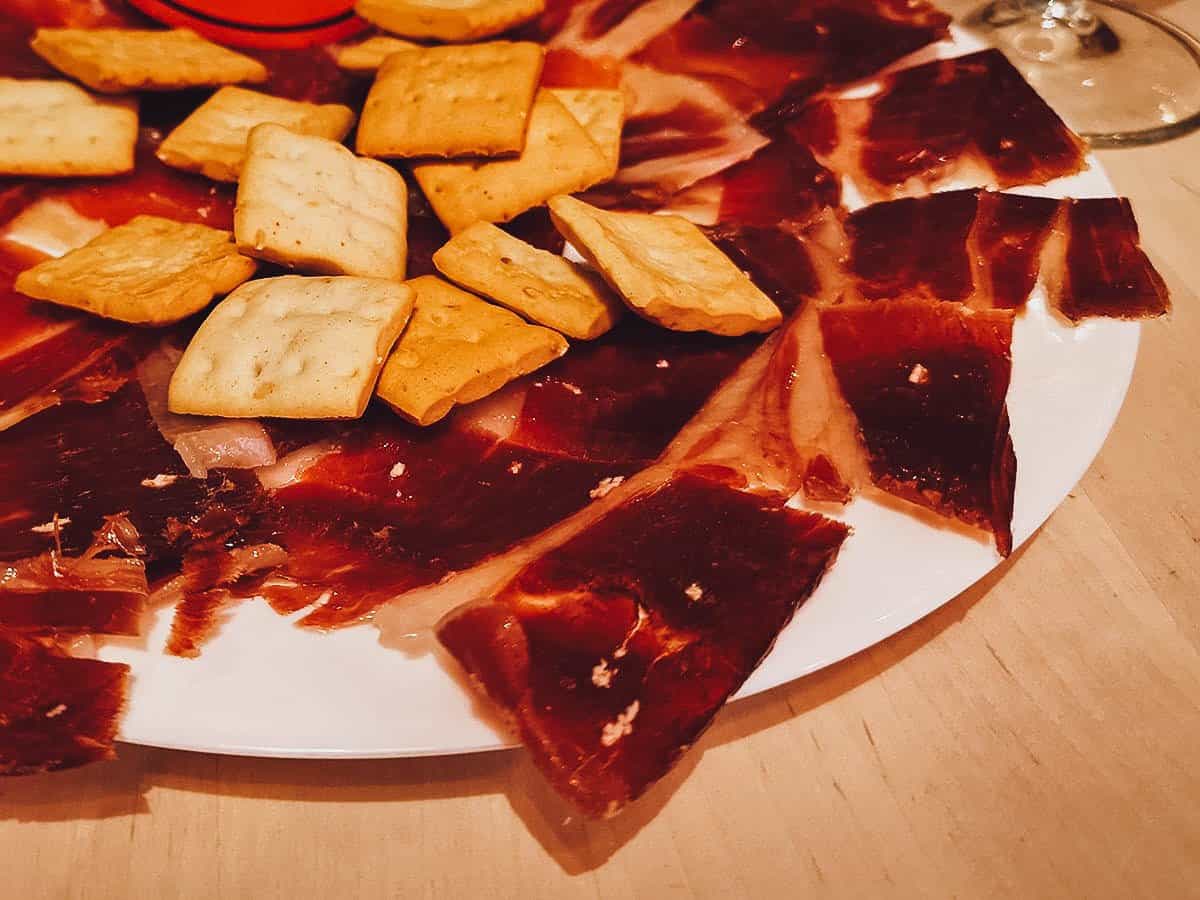Porco preto, Portuguese ham