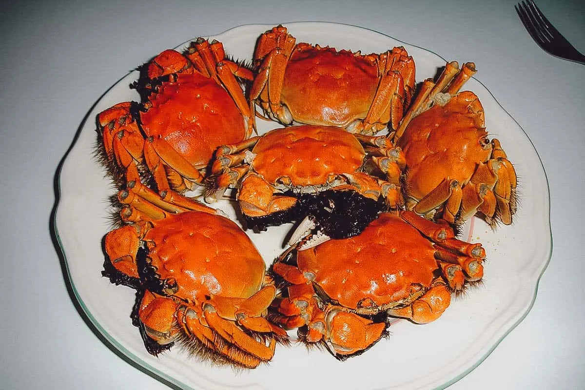 What to Eat in Shanghai Qing zheng da zha xie