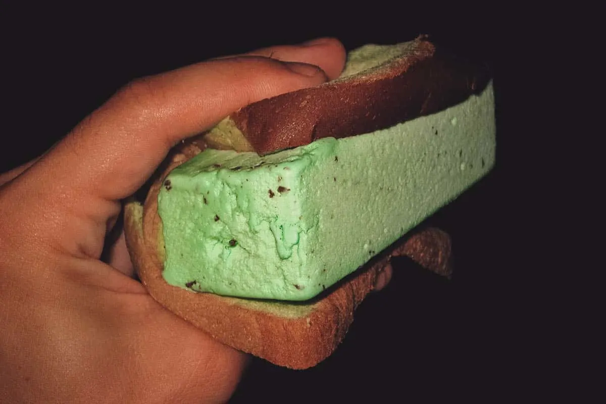 Ice cream sandwich in Singapore