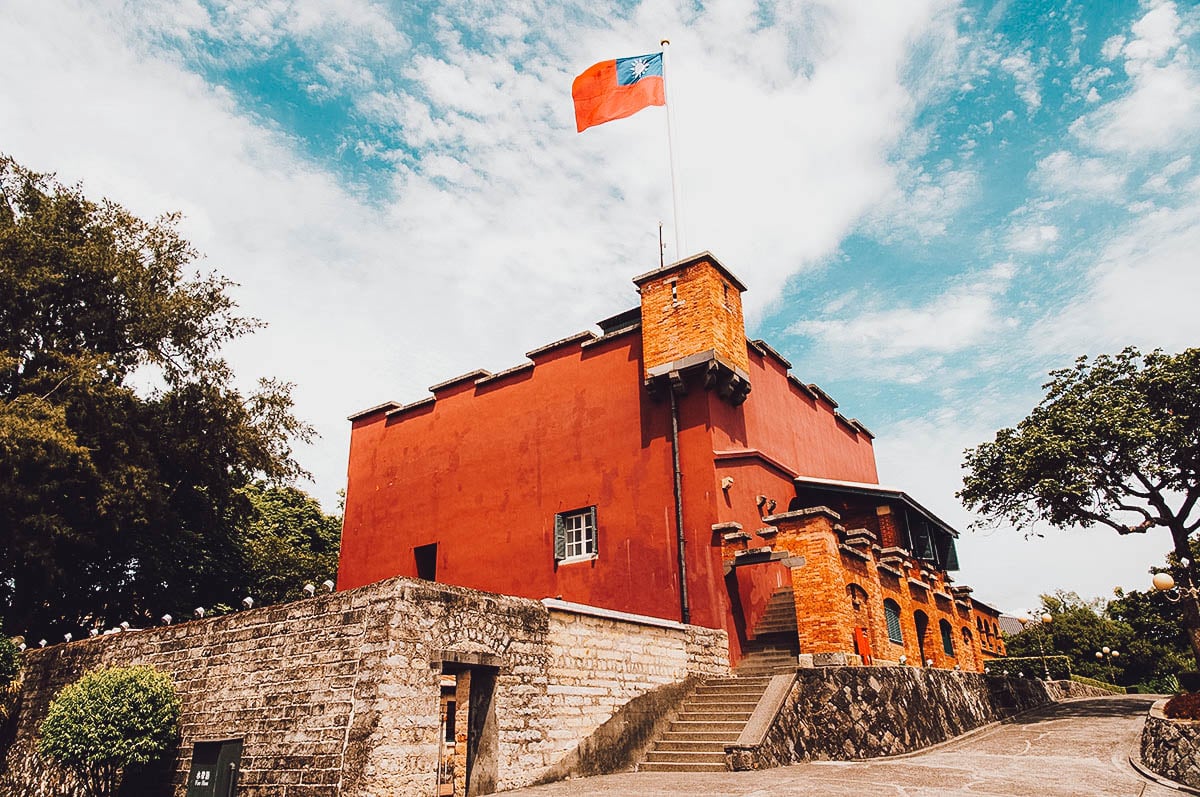 Fort San Domingo in Tamsui, New Taipei City, Taiwan