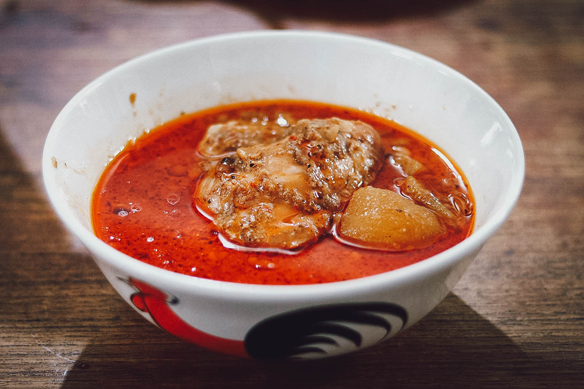 Thai Food Guide Massaman curry, a popular Thai food with Muslim influences